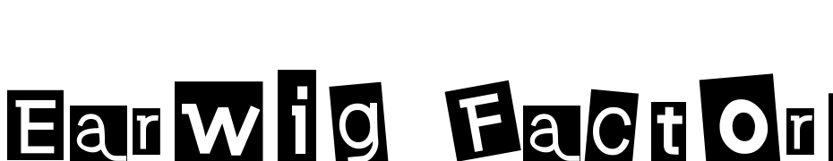 Earwig Factory Fuente Descargar Gratis