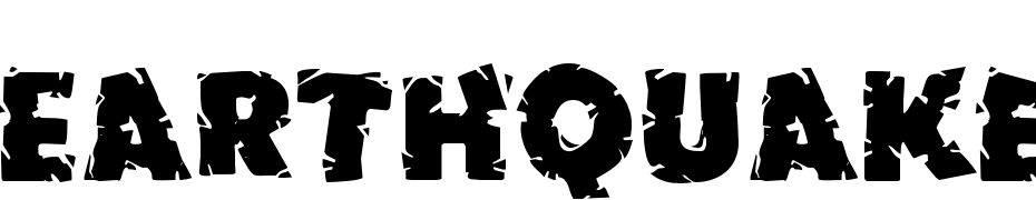 Earthquake Regular Font Download Free
