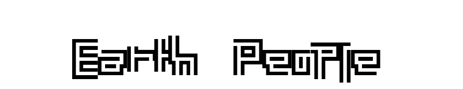 Earth People Font Download Free