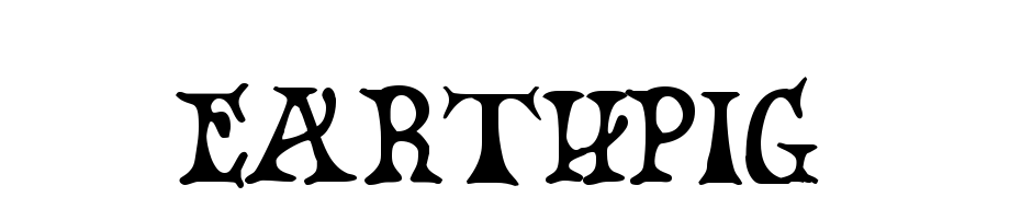 Earthpig Font Download Free