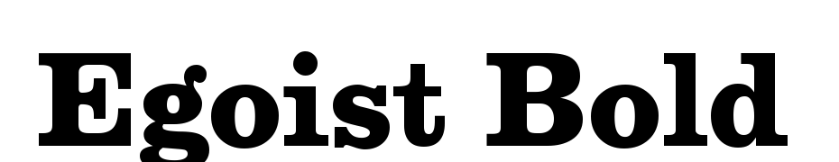 Egoist Bold Font Download Free