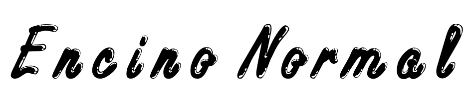 Encino Normal cкачати шрифт безкоштовно