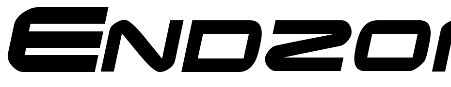 Endzone Oblique Font Download Free