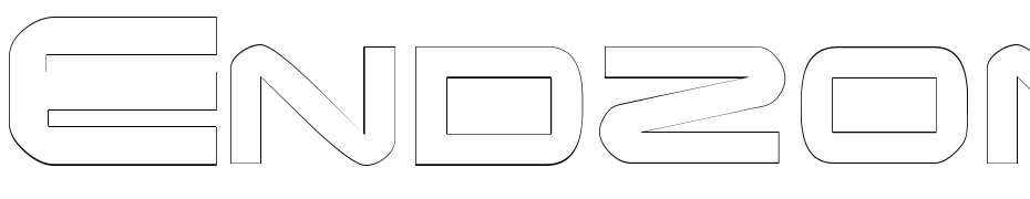 Endzone Outline Polices Telecharger