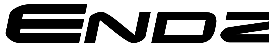 Endzone Extended Oblique Font Download Free