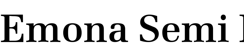 Emona Semi Bold Font Download Free