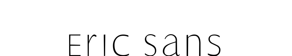 Eric Sans Font Download Free