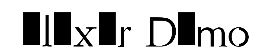 Elixir Demo Font Download Free
