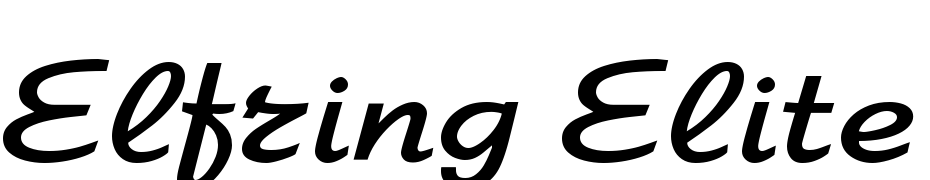 Elfring Elite Normal Font Download Free