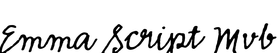 Emma Script Mvb Font Download Free