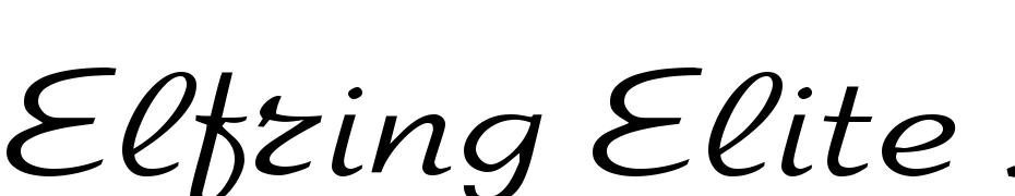 Elfring Elite Light Font Download Free