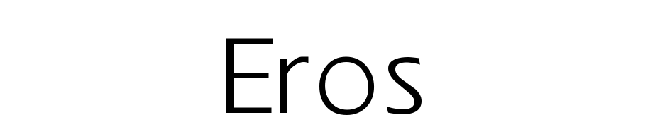 Eros cкачати шрифт безкоштовно