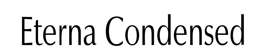 Eterna Condensed Font Download Free