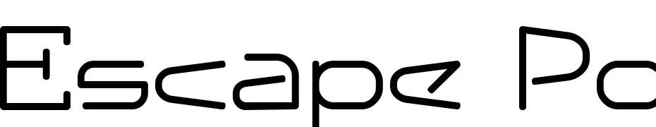 Escape Pod Normal Font Download Free