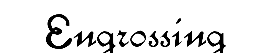 Engrossing Font Download Free