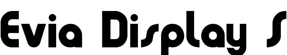 Evia Display SSi Font Download Free