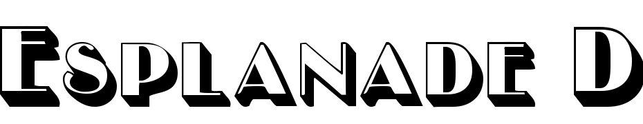 Esplanade Display Font Download Free