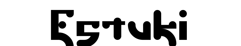Estuki Font Download Free