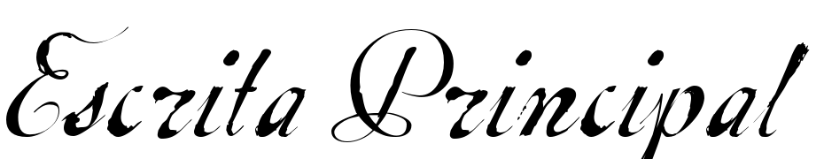 Escrita Principal Font Download Free