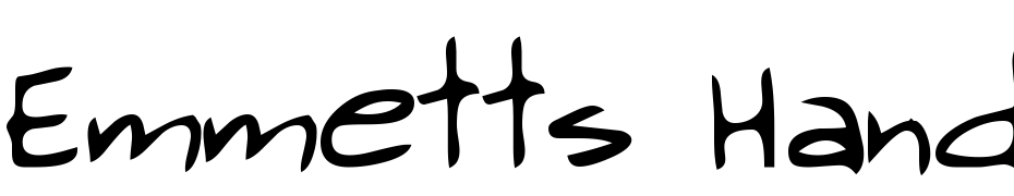 Emmetts Hand Regular Font Download Free