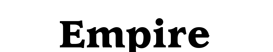 Empire Font Download Free