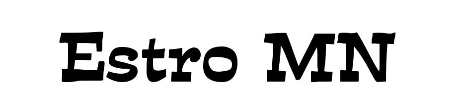 Estro MN Font Download Free
