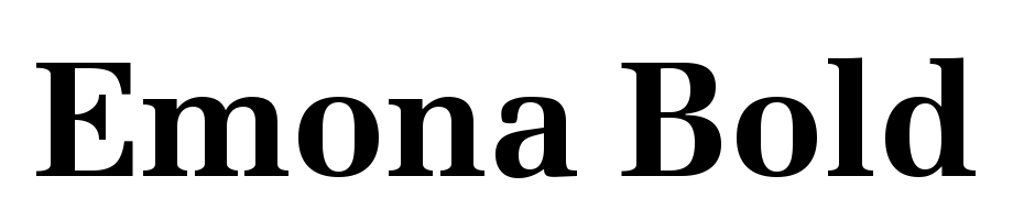 Emona Bold Font Download Free