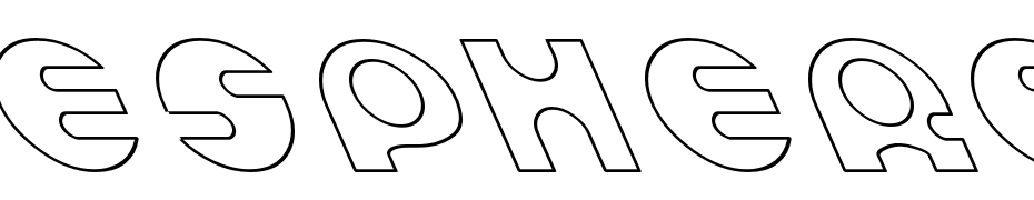 Espheres Hollow Lefty Font Download Free