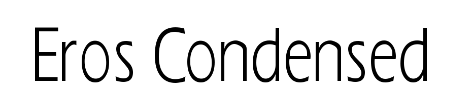 Eros Condensed Font Download Free