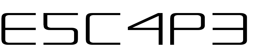 Escape Artist Extended Font Download Free