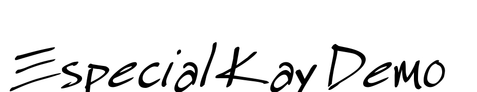 Especial Kay Demo Font Download Free