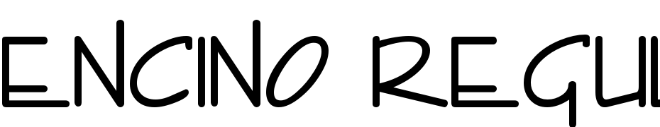 Encino Regular Font Download Free