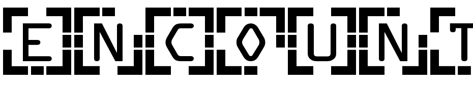 Encounter cкачати шрифт безкоштовно