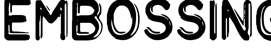 Embossing Tape 3 (BRK) Font Download Free
