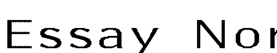 Essay Normal Wd Font Download Free
