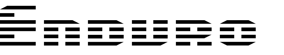Enduro Dos Font Download Free