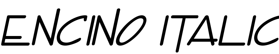 Encino Italic Font Download Free