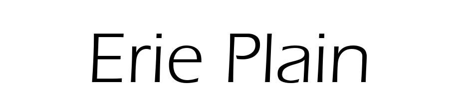 Erie Plain Font Download Free