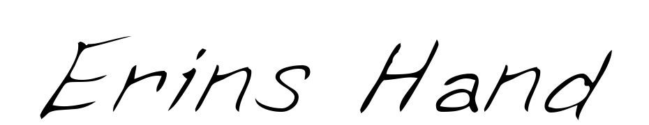 Erins Hand Font Download Free