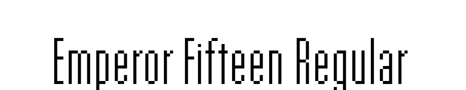 Emperor Fifteen Regular Font Download Free