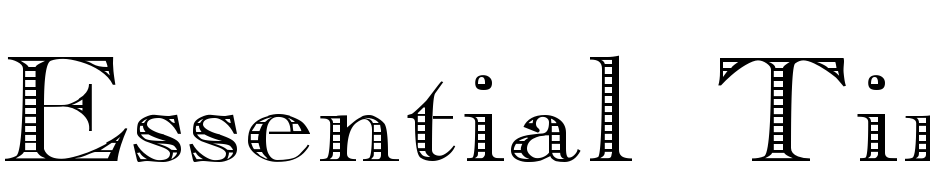 Essential Times Font Download Free