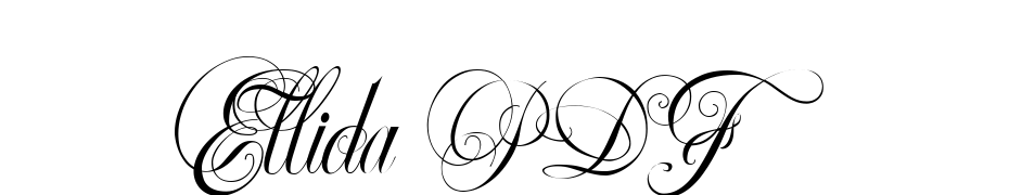Ellida PDF Font Download Free