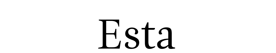 Esta Font Download Free