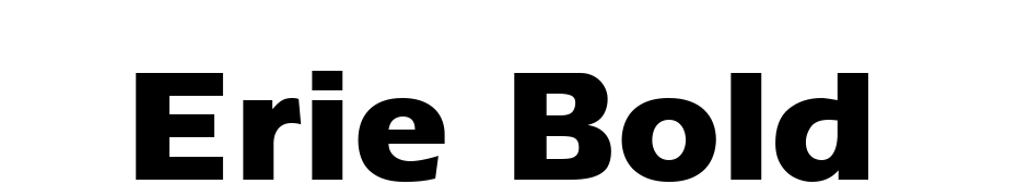 Erie Bold Font Download Free