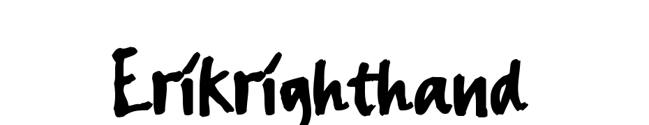 Erikrighthand Font Download Free