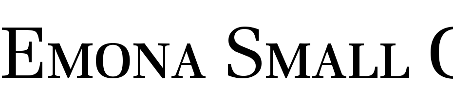 Emona Small Caps Font Download Free