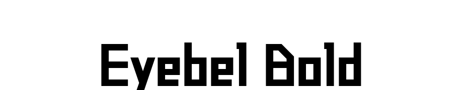 Eyebel Bold Font Download Free