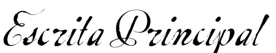 Escrita Principal Font Download Free