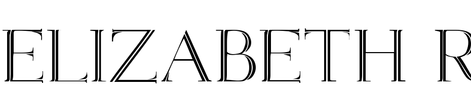 Elizabeth Regular Font Download Free