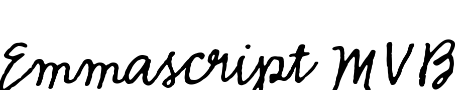 Emmascript MVB Font Download Free